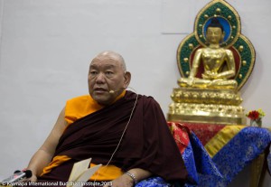 H.E. Beru Khyentse Rinpoche in KIBI